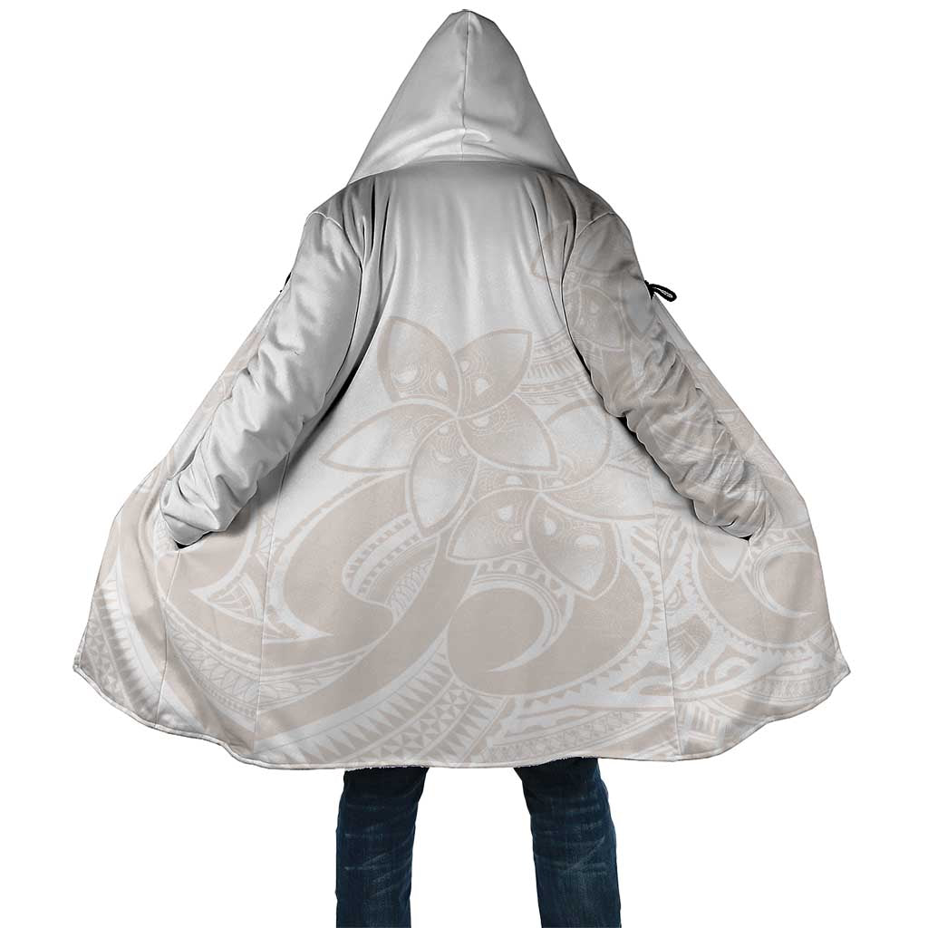 Polynesian Tribal Plumeria Lotu Tamaiti Cloak Pastel Nude LT9 Unisex Nude - Polynesian Pride