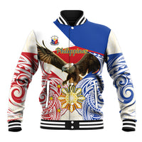 Philippines Independence Day Baseball Jacket Pilipinas Eagle 126th Anniversary LT14 Unisex Blue - Polynesian Pride