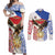 Philippines Independence Day Couples Matching Off Shoulder Maxi Dress and Long Sleeve Button Shirt Pilipinas Eagle 126th Anniversary