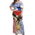 Philippines Independence Day Off Shoulder Maxi Dress Pilipinas Eagle 126th Anniversary