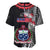 Polynesian Pride Samoa Baseball Jersey Ula Fala Mix Samoan Tribal Black Version LT14 - Polynesian Pride