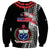 Polynesian Pride Samoa Sweatshirt Ula Fala Mix Samoan Tribal Black Version LT14 - Polynesian Pride