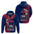 Polynesian Pride Samoa Hoodie Ula Fala Mix Samoan Tribal Blue Version LT14 - Polynesian Pride