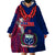 Polynesian Pride Samoa Wearable Blanket Hoodie Ula Fala Mix Samoan Tribal Blue Version LT14 - Polynesian Pride