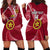 Personalised Tonga Eua High School Hoodie Dress Tongan Ngatu Pattern LT14 - Polynesian Pride