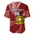 Personalised Tonga Vavau High School Baseball Jersey Tongan Ngatu Pattern LT14 - Polynesian Pride