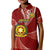 Personalised Tonga Vavau High School Kid Polo Shirt Tongan Ngatu Pattern LT14 Kid Maroon - Polynesian Pride