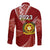 Personalised Tonga Vavau High School Long Sleeve Button Shirt Class Of Year Tongan Ngatu Pattern LT14 - Polynesian Pride