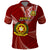 Custom Tonga Vavau High School Polo Shirt Class Of Year Tongan Ngatu Pattern LT14 Maroon - Polynesian Pride