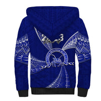 Personalised Tonga Queen Salote College Sherpa Hoodie Class Of Year Tongan Ngatu Pattern LT14 - Polynesian Pride