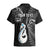 Personalised New Zealand Hawaiian Shirt Aotearoa Silver Fern With Manaia Maori Unique Black LT14 - Polynesian Pride