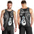 Personalised New Zealand Men Tank Top Aotearoa Silver Fern With Manaia Maori Unique Black LT14 - Polynesian Pride