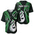 Personalised New Zealand Baseball Jersey Aotearoa Silver Fern With Manaia Maori Unique Green LT14 - Polynesian Pride