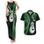 Personalised New Zealand Couples Matching Tank Maxi Dress And Hawaiian Shirt Aotearoa Silver Fern With Manaia Maori Unique Green LT14 Green - Polynesian Pride