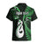 Personalised New Zealand Hawaiian Shirt Aotearoa Silver Fern With Manaia Maori Unique Green LT14 - Polynesian Pride