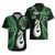 Personalised New Zealand Hawaiian Shirt Aotearoa Silver Fern With Manaia Maori Unique Green LT14 - Polynesian Pride