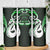 New Zealand Skinny Tumbler Aotearoa Silver Fern With Manaia Maori Unique Green