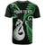 Custom New Zealand T Shirt Aotearoa Silver Fern With Manaia Maori Unique Green LT14 - Polynesian Pride