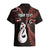 Personalised New Zealand Hawaiian Shirt Aotearoa Silver Fern With Manaia Maori Unique Red LT14 - Polynesian Pride