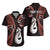 Personalised New Zealand Hawaiian Shirt Aotearoa Silver Fern With Manaia Maori Unique Red LT14 - Polynesian Pride