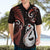 Personalised New Zealand Hawaiian Shirt Aotearoa Silver Fern With Manaia Maori Unique Red LT14 - Polynesian Pride