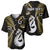 Personalised New Zealand Baseball Jersey Aotearoa Silver Fern With Manaia Maori Unique Gold LT14 - Polynesian Pride