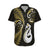 Personalised New Zealand Hawaiian Shirt Aotearoa Silver Fern With Manaia Maori Unique Gold LT14 Gold - Polynesian Pride