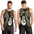 Personalised New Zealand Men Tank Top Aotearoa Silver Fern With Manaia Maori Unique Gold LT14 - Polynesian Pride