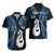 Personalised New Zealand Hawaiian Shirt Aotearoa Silver Fern With Manaia Maori Unique Blue LT14 - Polynesian Pride