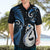 Personalised New Zealand Hawaiian Shirt Aotearoa Silver Fern With Manaia Maori Unique Blue LT14 - Polynesian Pride