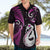 Personalised New Zealand Hawaiian Shirt Aotearoa Silver Fern With Manaia Maori Unique Pink LT14 - Polynesian Pride