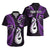 Personalised New Zealand Hawaiian Shirt Aotearoa Silver Fern With Manaia Maori Unique Purple LT14 - Polynesian Pride