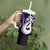 New Zealand Tumbler With Handle Aotearoa Silver Fern With Manaia Maori Unique Purple