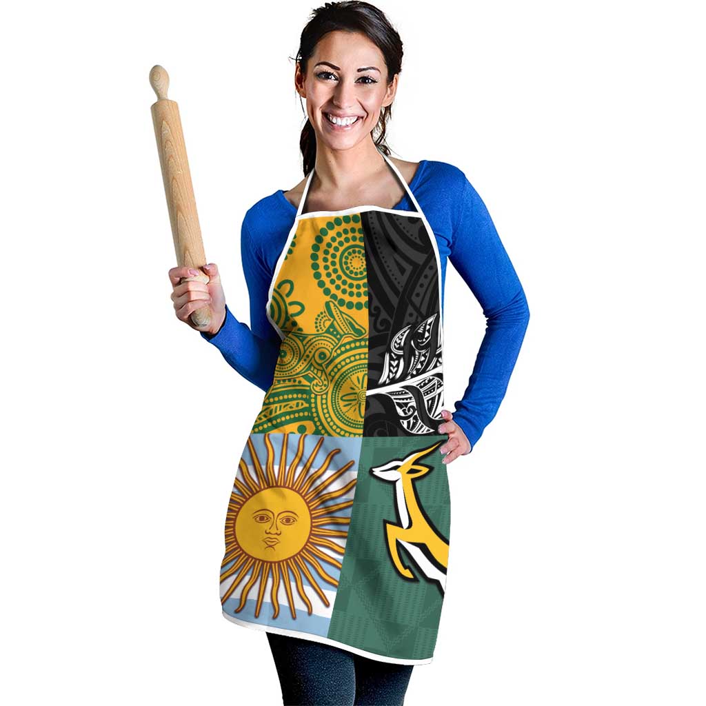 Rugby 2025 Championship Apron Combination of Southern Hemisphere Countries LT14 - Polynesian Pride