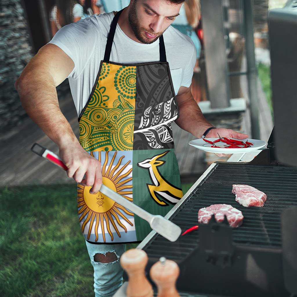 Rugby 2025 Championship Apron Combination of Southern Hemisphere Countries LT14 - Polynesian Pride
