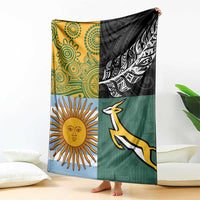 Rugby 2025 Championship Blanket Combination of Southern Hemisphere Countries LT14 - Polynesian Pride