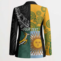 Personalised Rugby 2025 Championship Blazer Combination of Southern Hemisphere Countries LT14 - Polynesian Pride