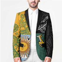 Personalised Rugby 2025 Championship Blazer Combination of Southern Hemisphere Countries LT14 - Polynesian Pride