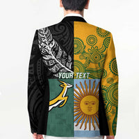 Personalised Rugby 2025 Championship Blazer Combination of Southern Hemisphere Countries LT14 - Polynesian Pride