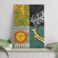 Rugby 2025 Championship Canvas Wall Art Combination of Southern Hemisphere Countries LT14 - Polynesian Pride