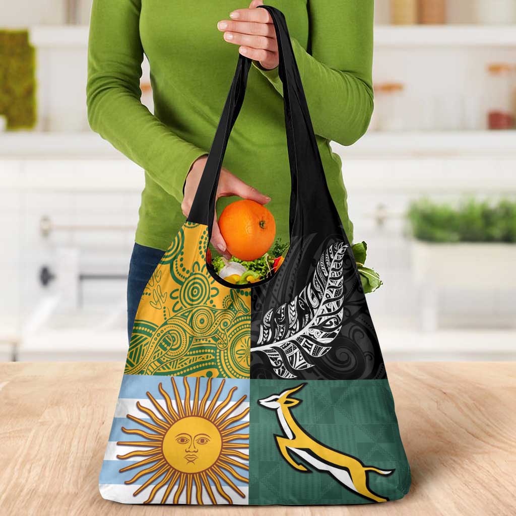 Rugby 2025 Championship Grocery Bag Combination of Southern Hemisphere Countries LT14 - Polynesian Pride