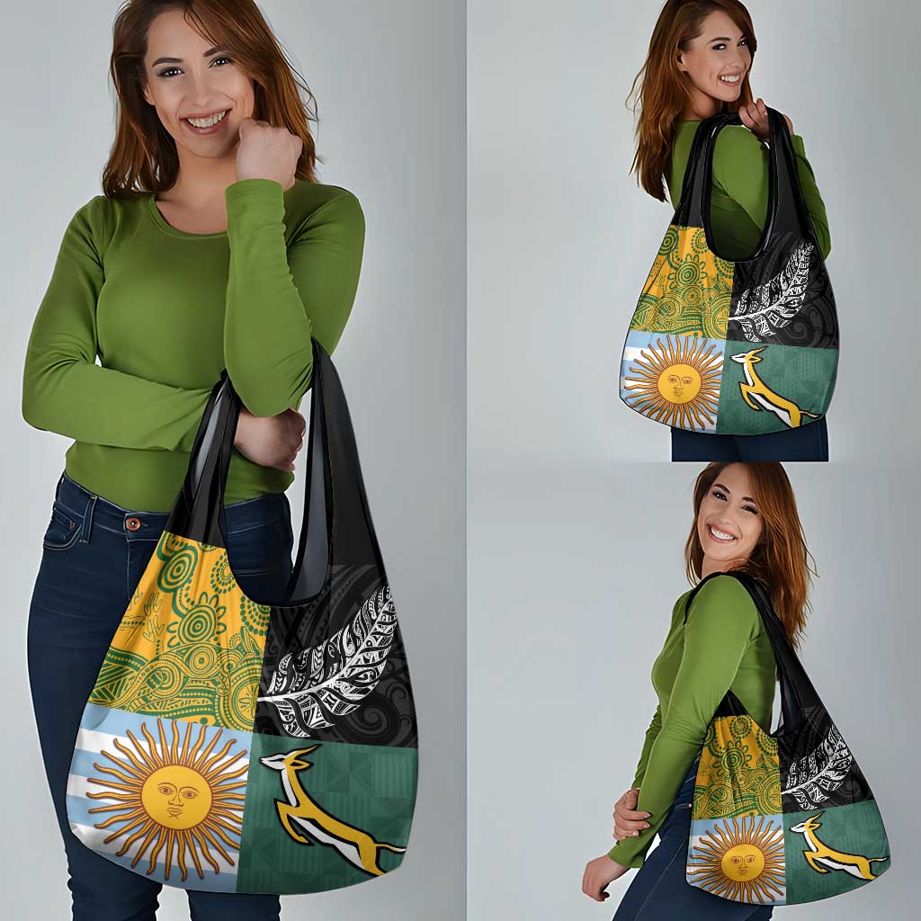 Rugby 2025 Championship Grocery Bag Combination of Southern Hemisphere Countries LT14 - Polynesian Pride