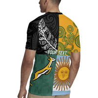 Personalised Rugby 2025 Championship Rugby Jersey Combination of Southern Hemisphere Countries LT14 - Polynesian Pride