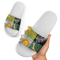 Rugby 2025 Championship Slide Sandals Combination of Southern Hemisphere Countries LT14 - Polynesian Pride
