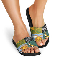Rugby 2025 Championship Slide Sandals Combination of Southern Hemisphere Countries LT14 - Polynesian Pride