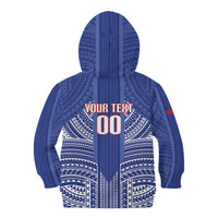 Custom Manu Samoa Rugby 2026 Kid Hoodie Samoan Pattern LT14 - Polynesian Pride
