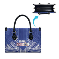 Manu Samoa Rugby 2026 Leather Bag Samoan Pattern LT14 - Polynesian Pride
