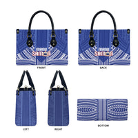 Manu Samoa Rugby 2026 Leather Bag Samoan Pattern LT14 - Polynesian Pride