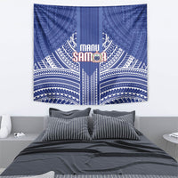 Manu Samoa Rugby 2026 Tapestry Samoan Pattern LT14 - Polynesian Pride