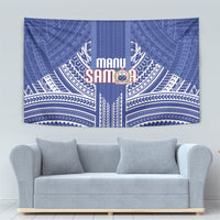Manu Samoa Rugby 2026 Tapestry Samoan Pattern LT14 - Polynesian Pride